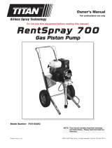 Titan Rent Spray 700 El manual del propietario