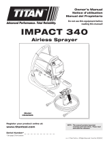 Titan Impact 340 Airless Sprayer El manual del propietario