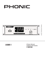Phonic USBR-1 Manual de usuario