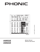 Phonic AM5GE Manual de usuario