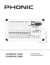 Phonic Powerpod 1062 R Manual de usuario