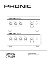 Phonic CMx35 Manual de usuario
