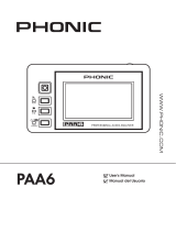 Phonic PAA6 Manual de usuario