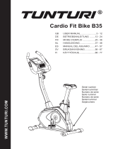 Tunturi Cardio Fit Bike B35 Manual de usuario