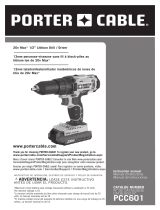 Porter Cable PCC601LA Manual de usuario