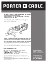 Porter Cable PCC761B Manual de usuario