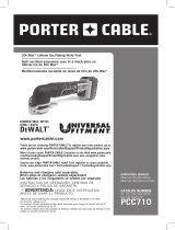 Porter-Cable PCC710B Manual de usuario