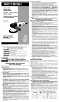 Porter Cable 7424XP Manual de usuario