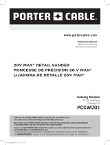 Porter-Cable PCCW201 Manual de usuario
