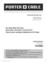 Porter-Cable PCE980 Manual de usuario