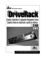 dbx 241 El manual del propietario
