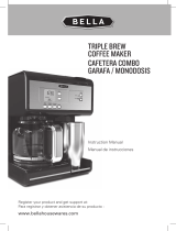 Bella Triple Brew Coffee Maker El manual del propietario