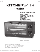 Bella KitchenSmith by  4-Slice Toaster Oven El manual del propietario
