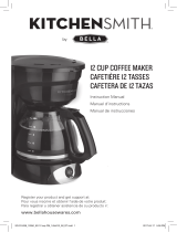 Bella KitchenSmith by 2-Slice Toaster & 12-Cup Coffee Maker Combo El manual del propietario