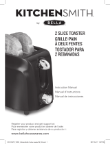 Bella KitchenSmith by 2-Slice Toaster & 12-Cup Coffee Maker Combo El manual del propietario
