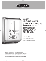 Bella 4-Slice Long Slot Toaster El manual del propietario