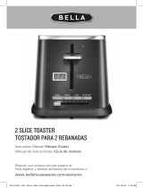 Bella Ultimate Elite Collection 2-Slice Digital Toaster El manual del propietario