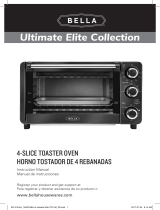 Bella Ultimate Elite Collection 4-Slice Toaster Oven El manual del propietario