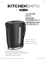 Bella KitchenSmith 1.7L/7 Cup Electric Kettle El manual del propietario
