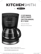 Bella KitchenSmith by  5 Cup Coffee Maker El manual del propietario