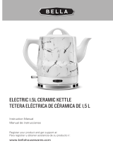 Bella 1.5L Ceramic Electric Kettle, Marble El manual del propietario