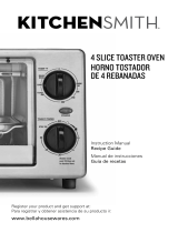 Bella KITCHENSMITH 4 Slice Toaster Oven, Stainless Steel El manual del propietario