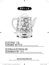 Bella 1.5L Ceramic Kettle, Shell Pattern El manual del propietario