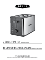 Bella 2 Slice Toaster El manual del propietario