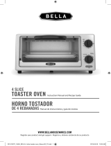 Bella 4 Slice Toaster Oven El manual del propietario