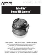 Wagan Brite-Nite™ Dome USB Lantern Manual de usuario