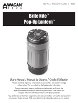 Wagan Brite-Nite™ Pop-Up Lantern Manual de usuario