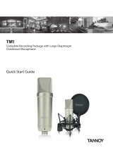 Tannoy Complete Recording Package Large Diaphragm Condenser Microphone Guía de inicio rápido