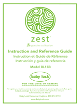 Baby Lock Zest Manual de usuario