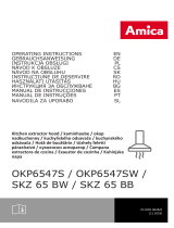 Amica OKP 6547 S Dunstabzugshaube Manual de usuario
