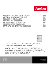 Amica WCB1K54B24.1 Manual de usuario