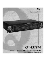 Peavey Q431FM 31-Band Graphic Equalizer El manual del propietario