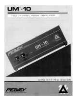 Peavey UM-10 Two-Channel Mixer/Amplifier El manual del propietario