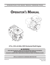 MTD 208cc El manual del propietario