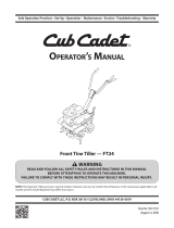 Cub Cadet FT-24 Manual de usuario