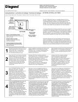 Legrand AU7100WH Guía de instalación