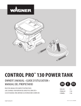 WAGNER Control Pro 130 Power Tank El manual del propietario