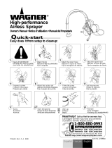 WAGNER High Performance Airless Sprayer Model #3566 Manual de usuario