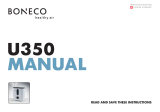 Boneco U350 Manual de usuario