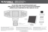 Sunforce 980029053 120 LED Triple Head Solar Motion Activated Light Manual de usuario