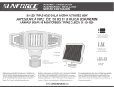 Sunforce 150 LED Triple Head Solar Motion Light Manual de usuario