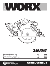 Worx 20V max Lithium WX530L El manual del propietario