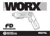 Worx FORCEDRIVER WX270L El manual del propietario