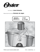 Oster JUICE EXTRACTOR Manual de usuario