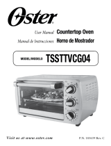 Oster TSSTTVCGBK Manual de usuario