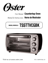 Oster TSSTTVCGBK Instrucciones de operación